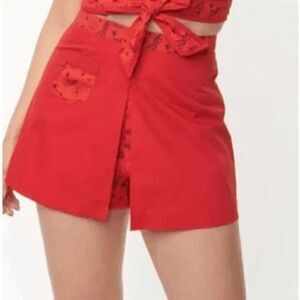 Unique Vintage Jetsons X Vintage Red Judy Print Hide & Seek Skort S